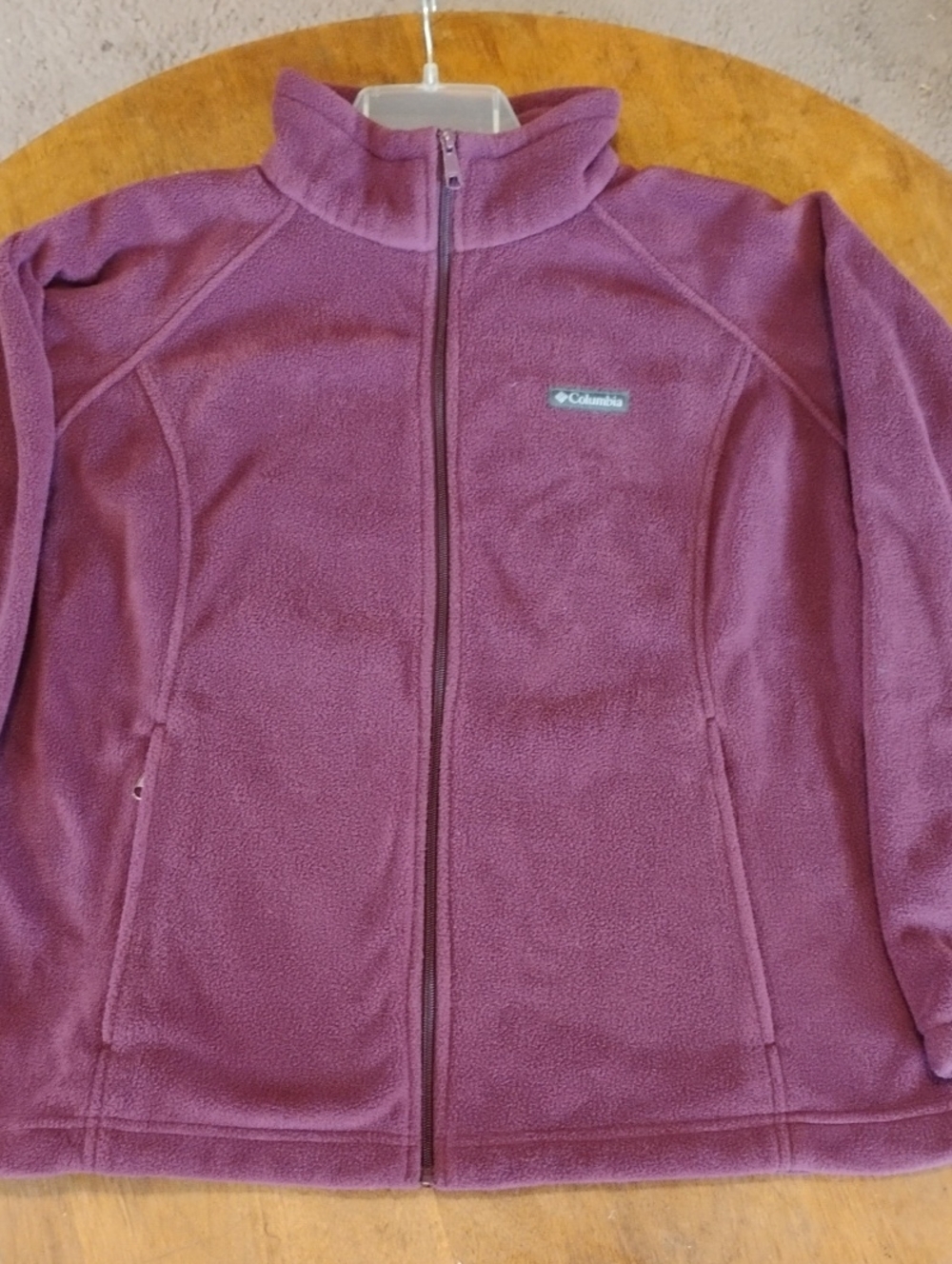 Columbia Women's Plum Full-Zip Teddy Fleece Jacket Sz 2X